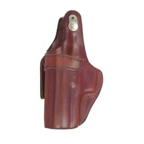 3S Pistol Pocket Leather Holster - Plain Tan, Size 15, Right Hand