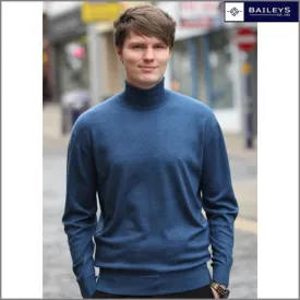 Baileys Denim Wool Turtle Neck,