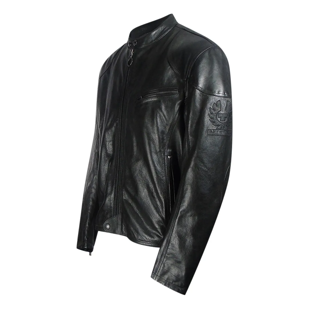 Belstaff Supreme Motorcycle Black Leather Jacket