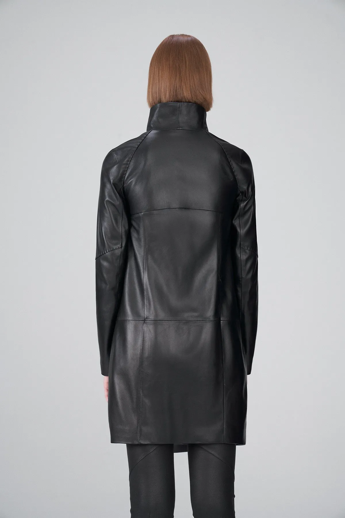 Black Leather Coat