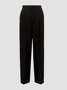 Black straight leg trouser