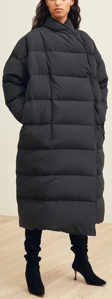 'Bondy' Black Puffer Coat