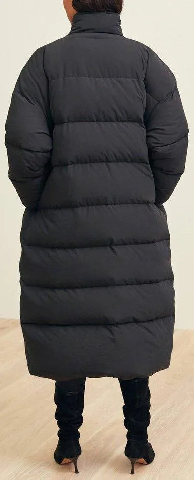 'Bondy' Black Puffer Coat