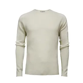 Cashmere Sweater Crew Neck Cabo in Carbon stitch