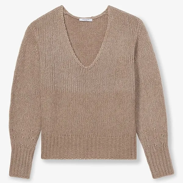 Cathy Sweater - Fine Alpaca :: Dark Taupe