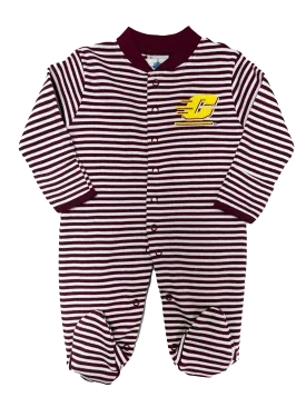 Central Michigan Striped Footie