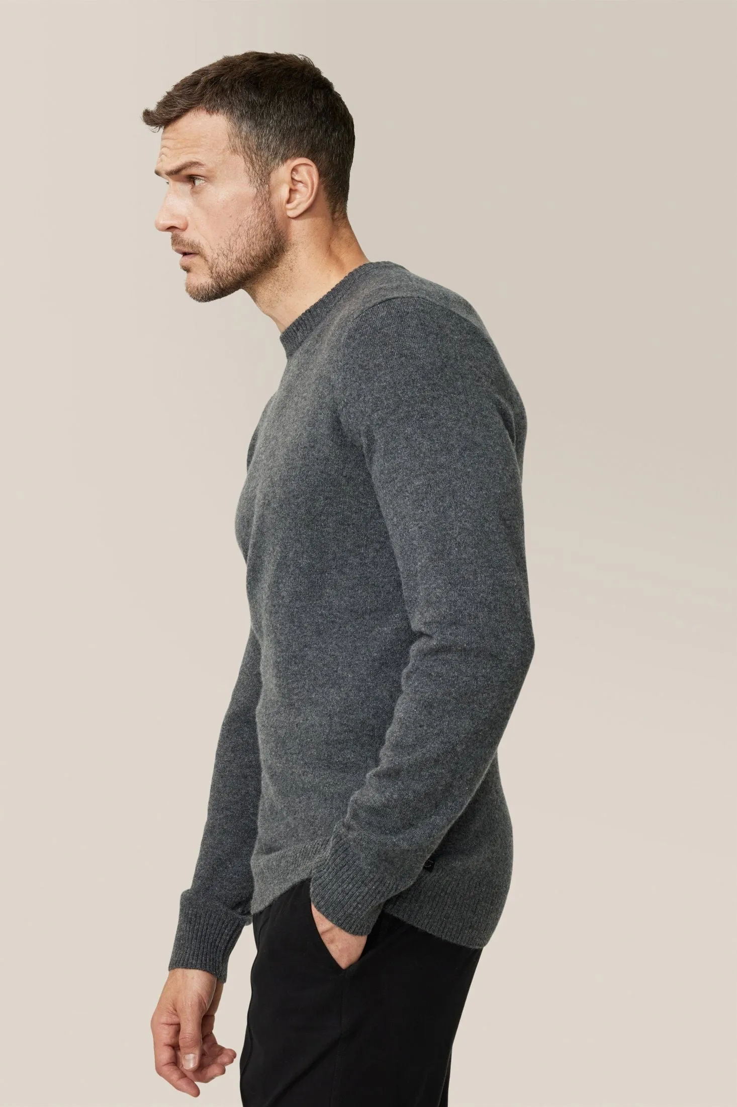 Crew Sweater | Recycled Cashmere