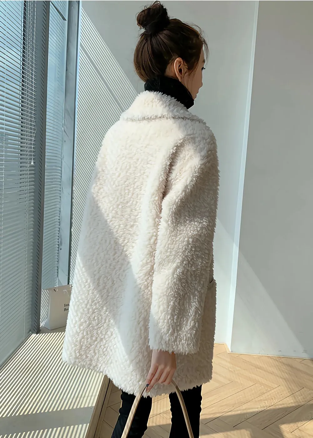 High Pile Wool Fleece Coat