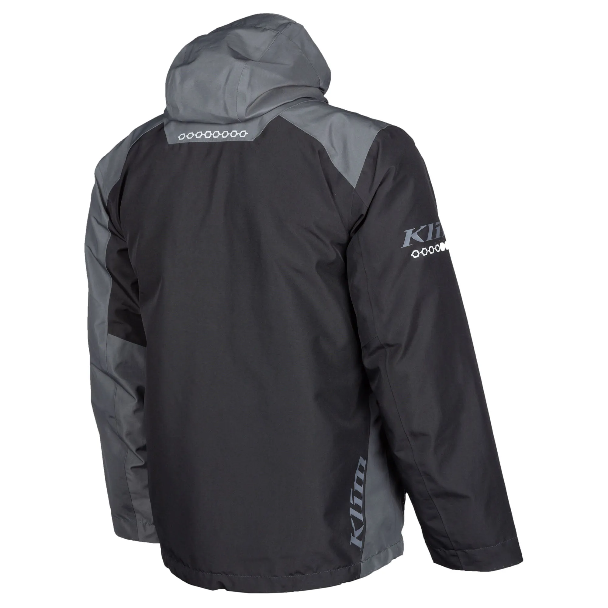 Klim  Kompound Snowmobile Jacket Waterproof 3-in-1 Removable Liner Black Asphalt