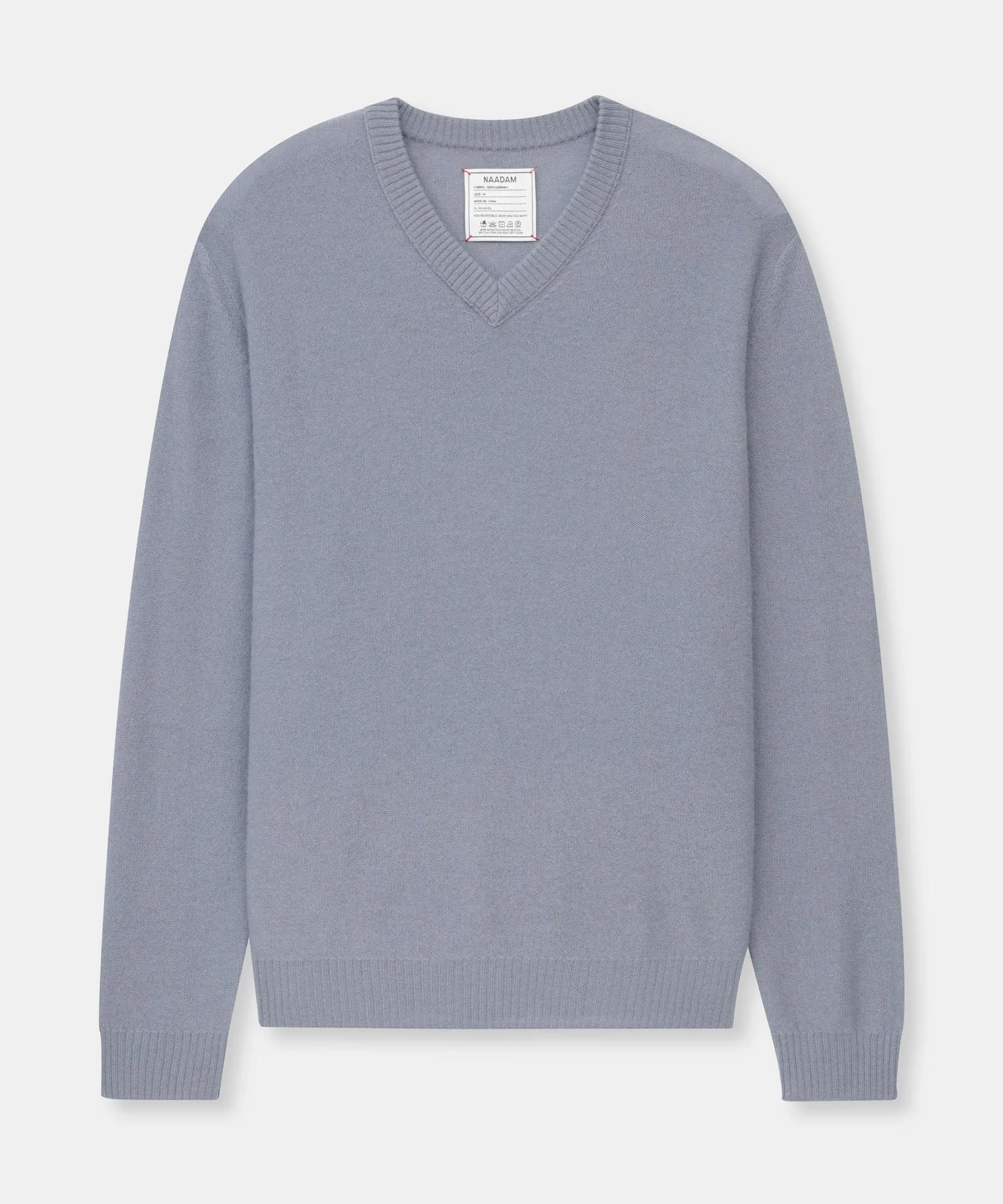 Lightweight Reversible Cashmere V-Neck Sweater