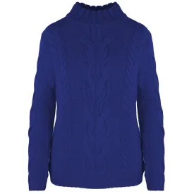 Malo Blue Wool Sweater