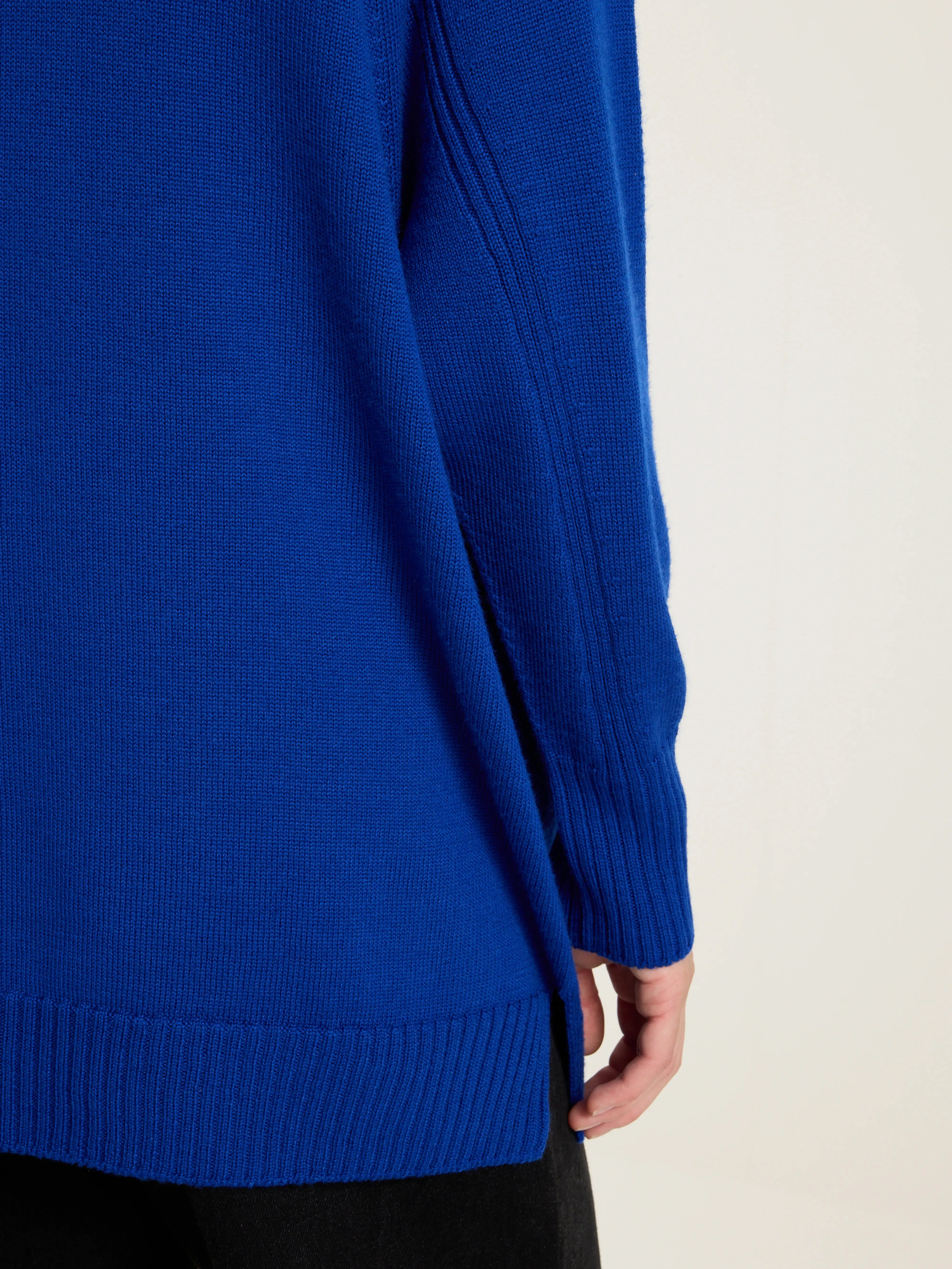 Merino Knit Turtleneck Sweater (242 / W / BLUE)