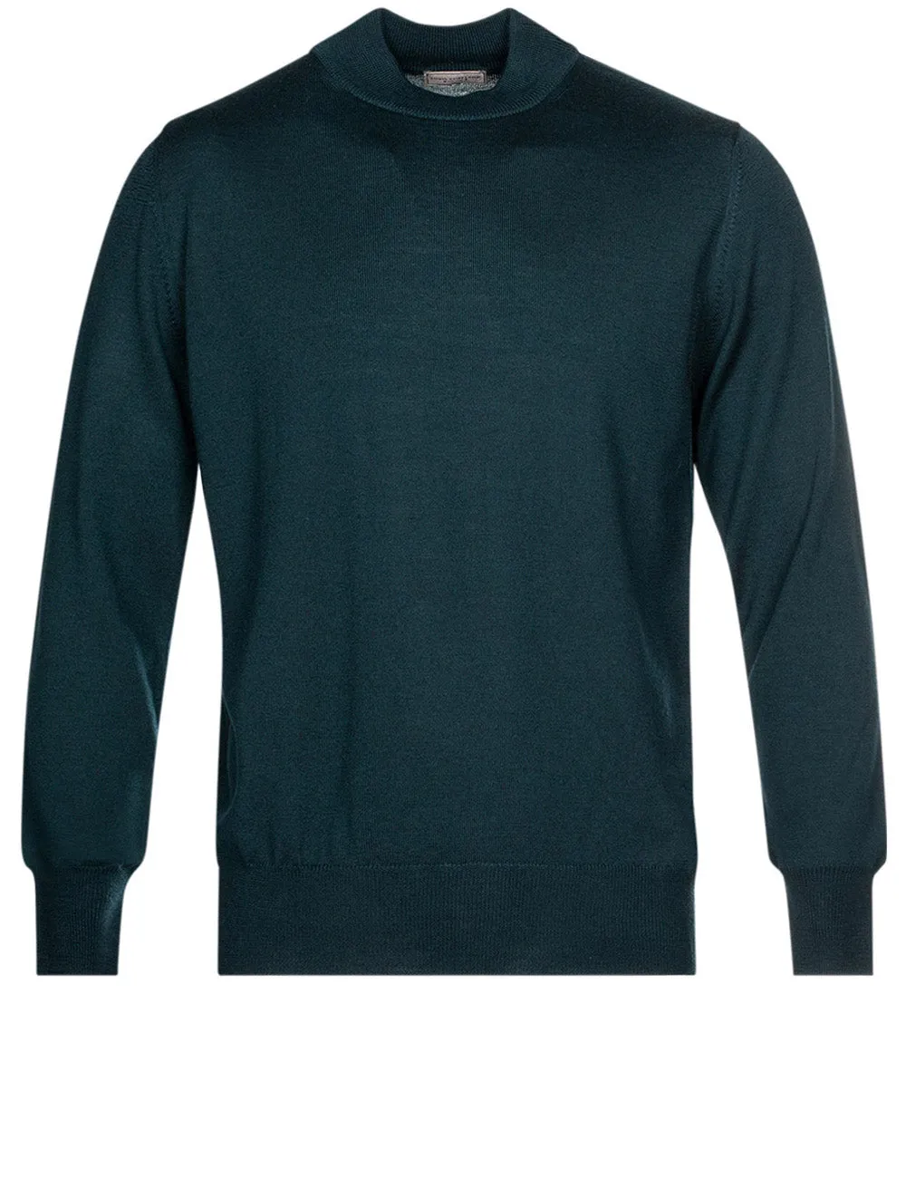 Merino Mock Neck Green