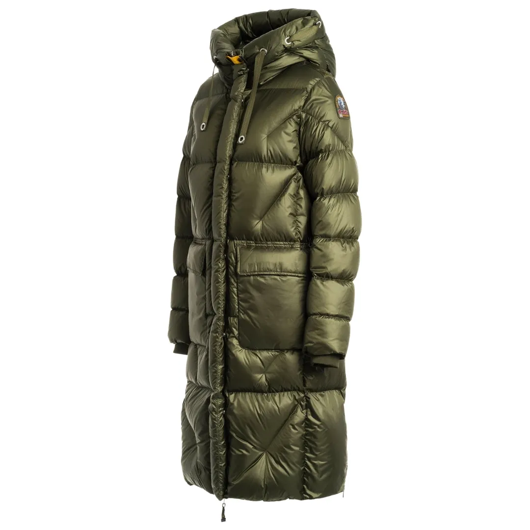 Parajumpers Leonie Rosemary Green Long Down Jacket