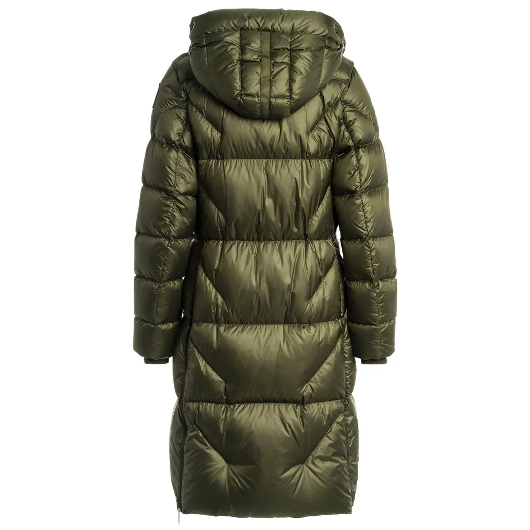 Parajumpers Leonie Rosemary Green Long Down Jacket