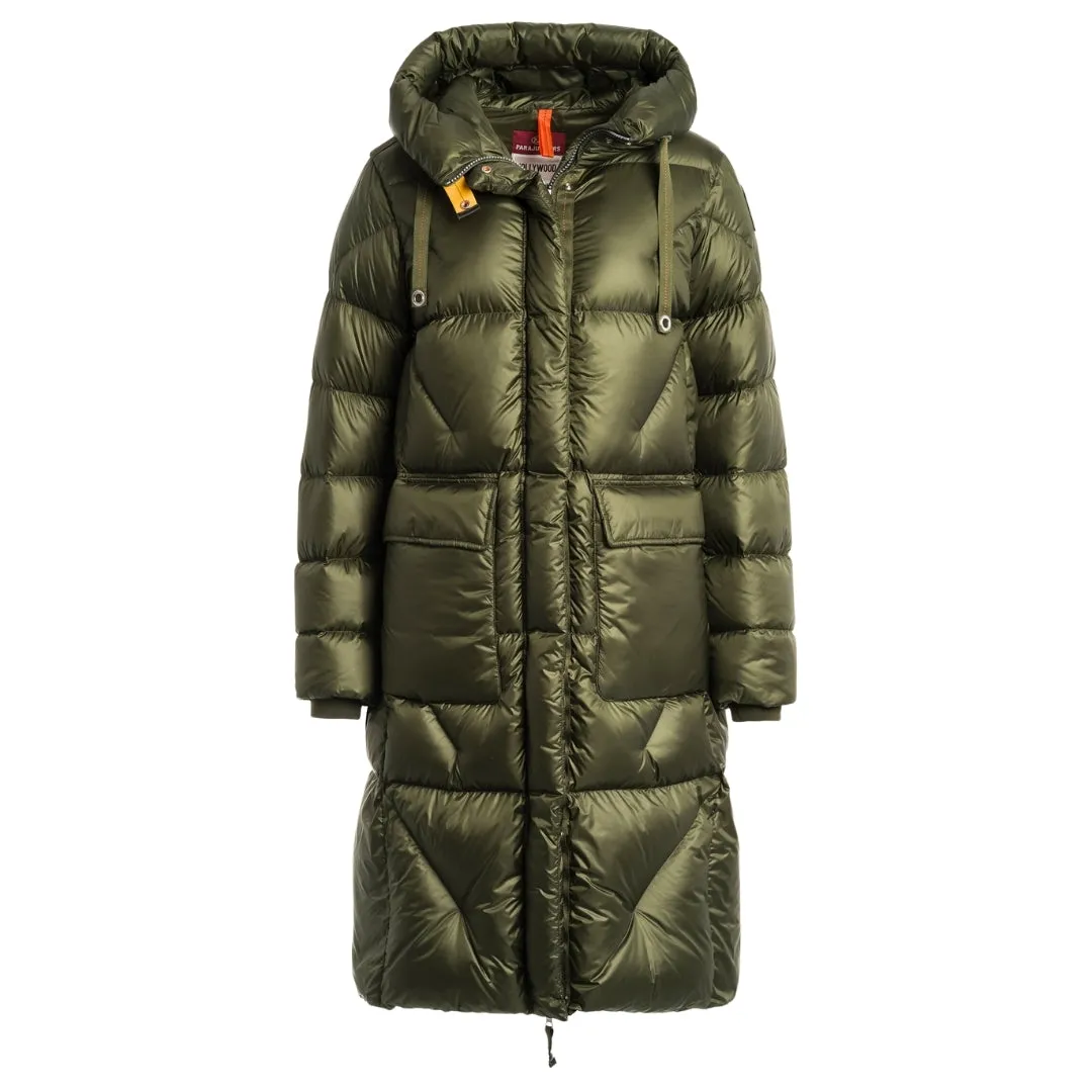 Parajumpers Leonie Rosemary Green Long Down Jacket