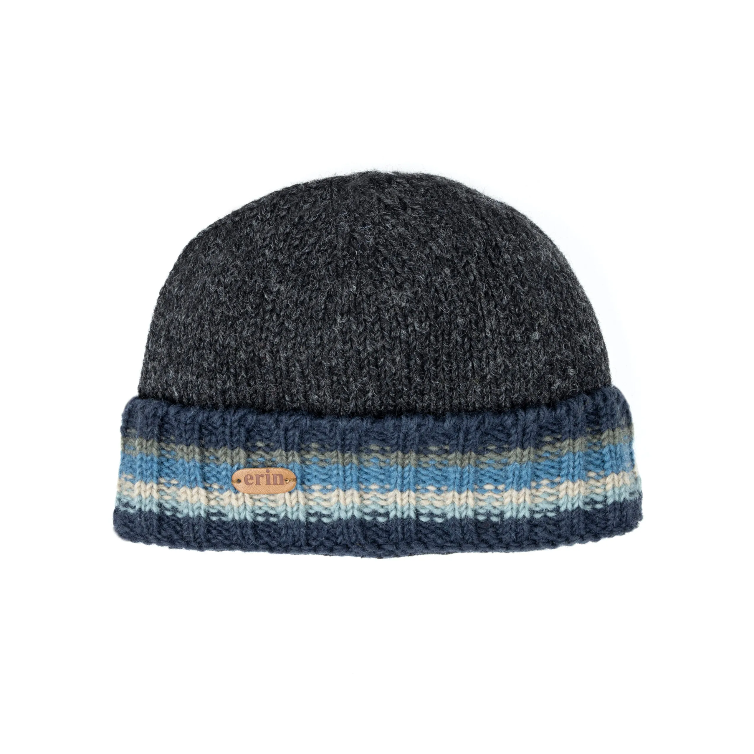 Rib Pullon Turnup Hat | Blue