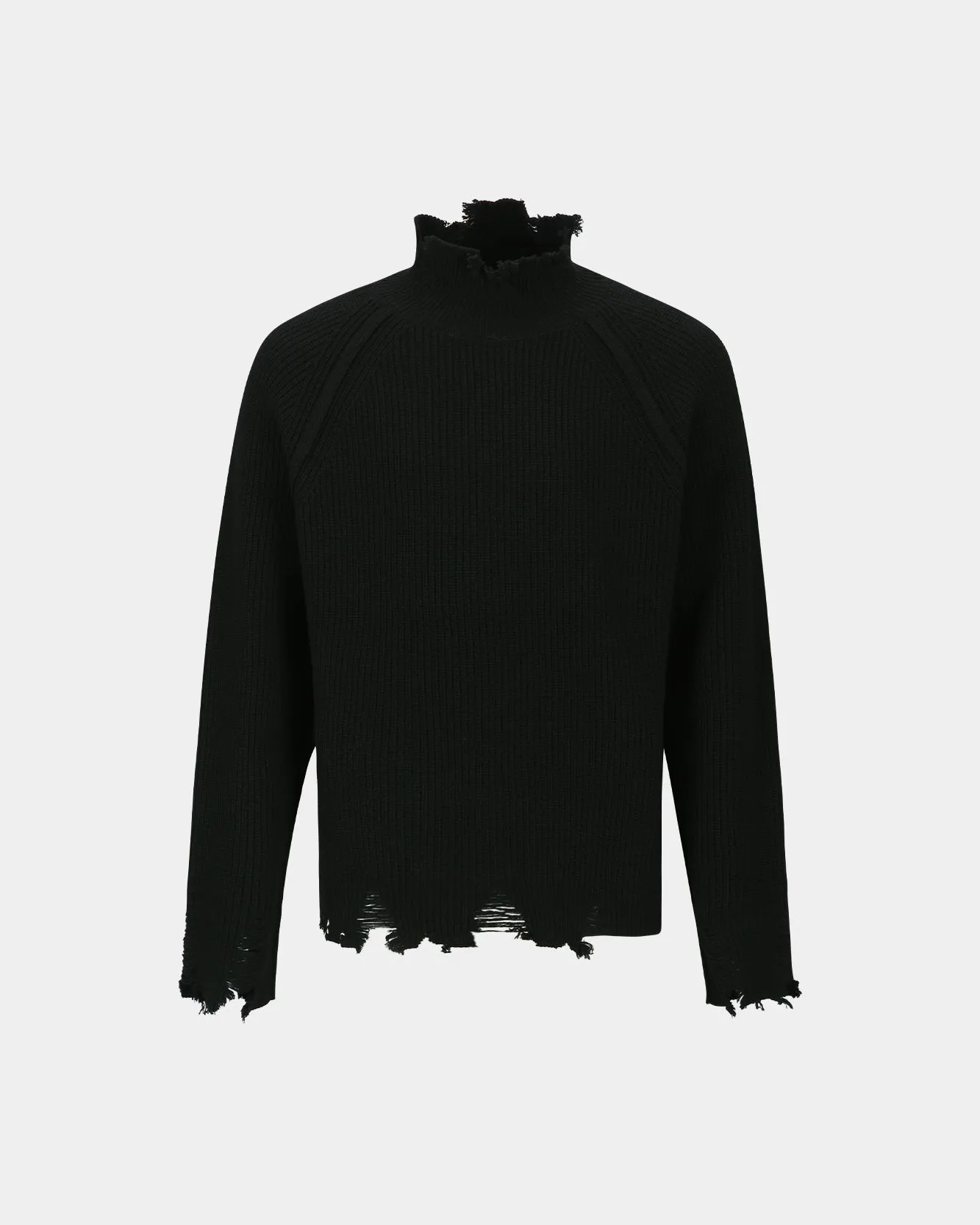 ROGHEN TURTLE NECK SWEATER atb1157m(BLACK)