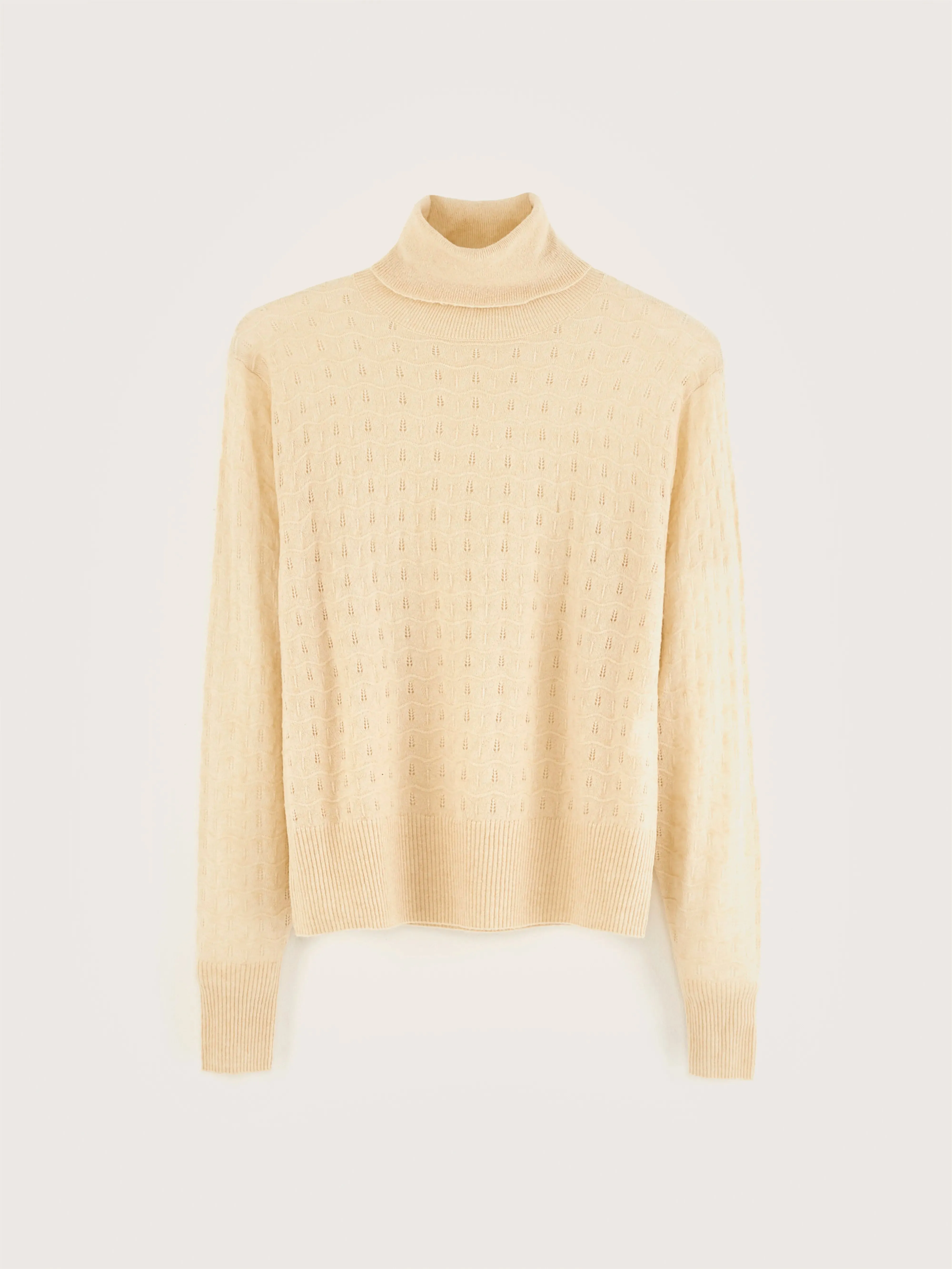 Run turtleneck sweater (242 / W / CREAM)