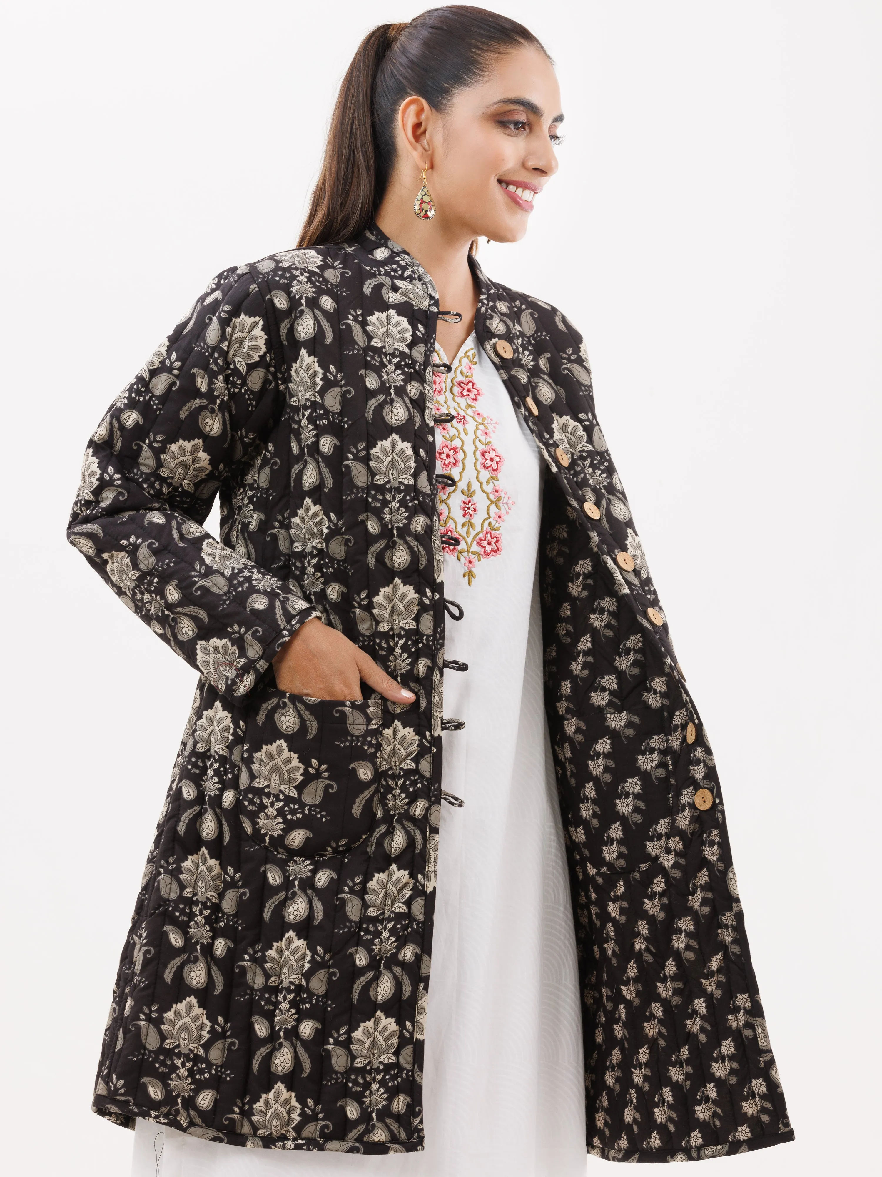 Shishir Roza Quilted Reversible Jacket