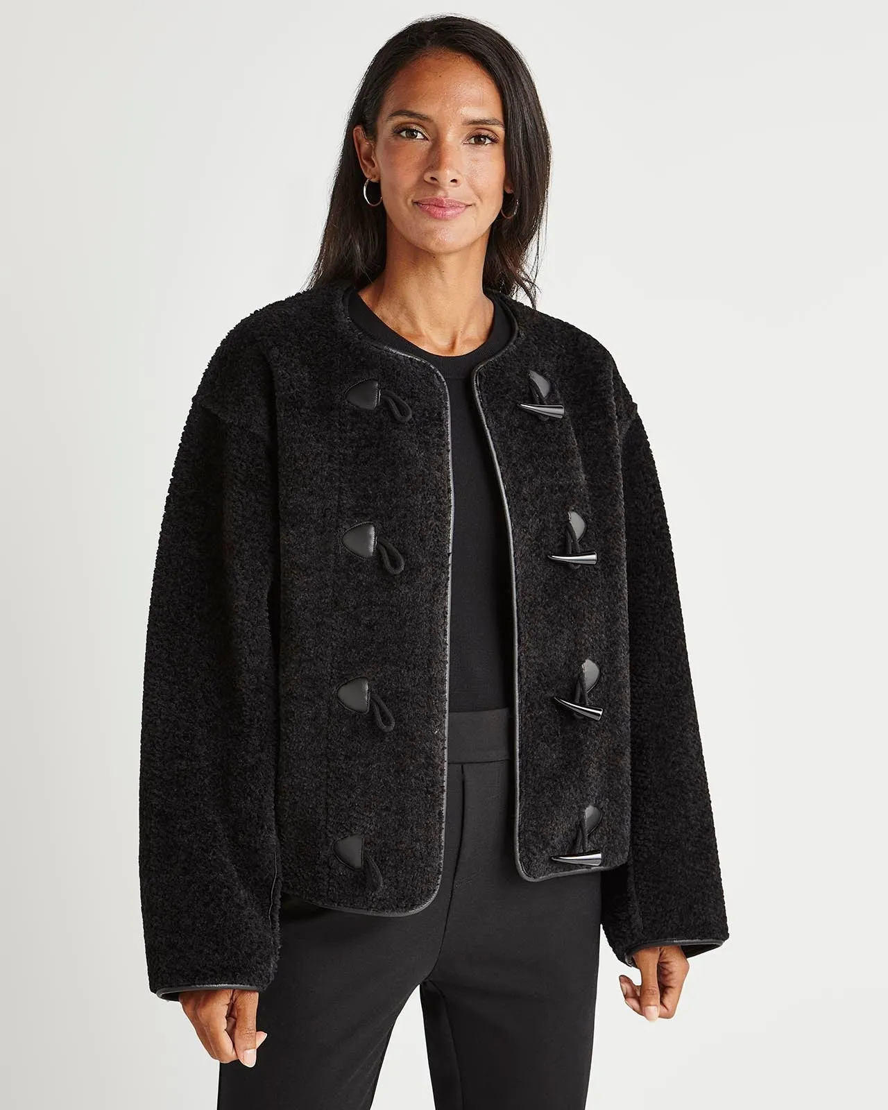 Splendid x Cella Jane Reversible Sherpa Coat