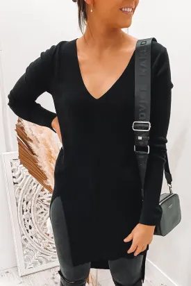 The Naples Knit Top Black