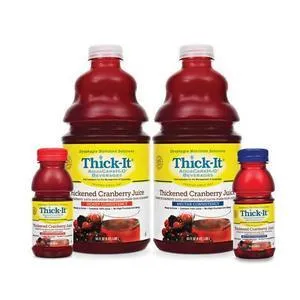 Thick-It AquaCare H2O Thickened Cranberry Juice Nectar Consistency 8 oz.