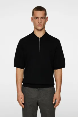 Tyler Quarter Zip Knit Polo