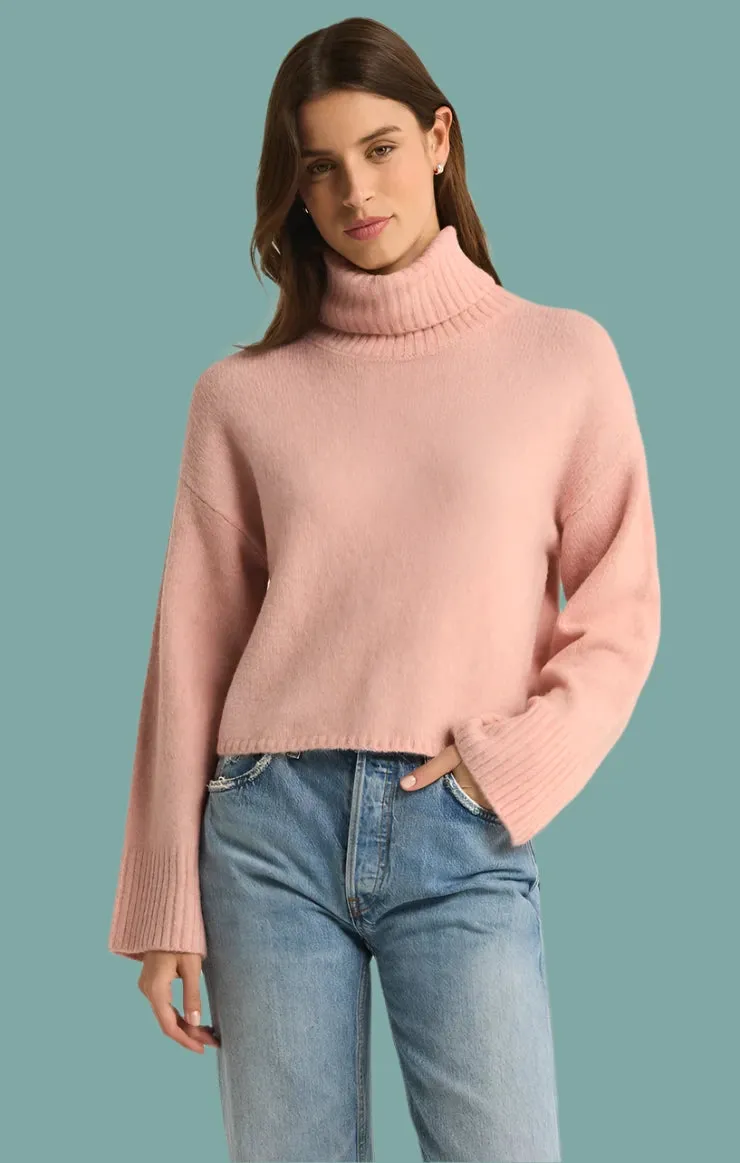 Ursa Sweater Top - Cashmere Pink