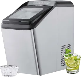 Vevor Countertop Ice Maker 30 Lbs in 24 Hrs Self-Cleaning Automatic Water Filling New