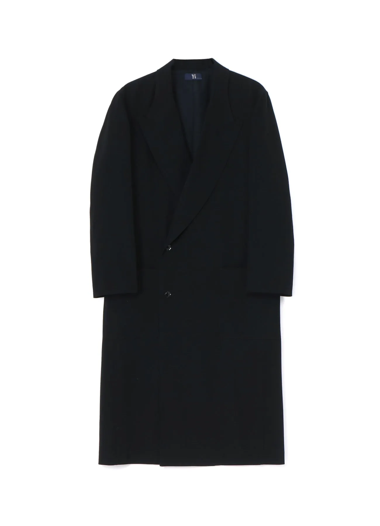 WASHER WOOL GABARDINE TAILORED COAT