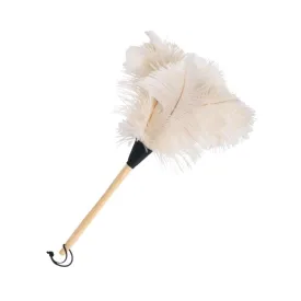 White Ostrich Feather Duster 50cm Long