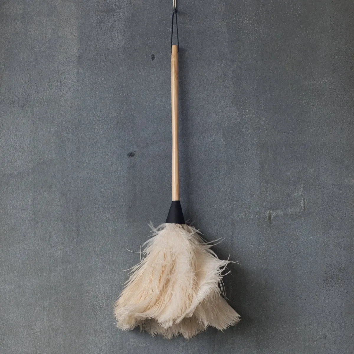 White Ostrich Feather Duster 50cm Long