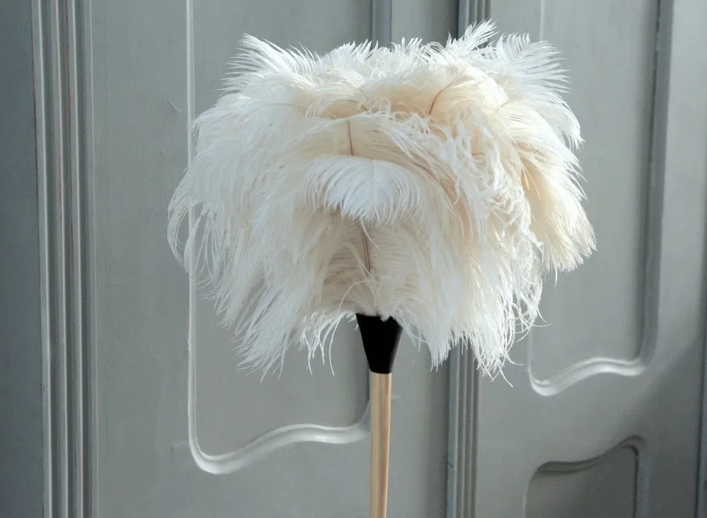 White Ostrich Feather Duster 50cm Long