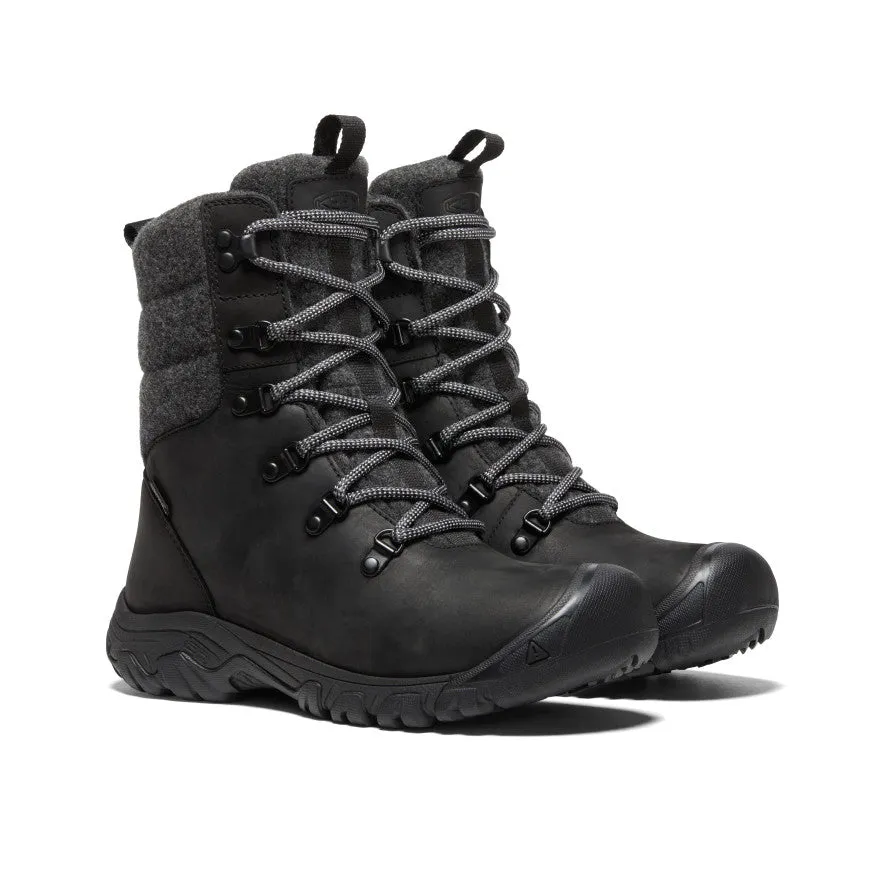 Women's Greta Waterproof Boot | Black/Black Wool