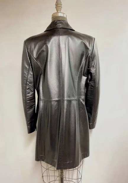 Women's Leather Jacket- Style #AB107BC