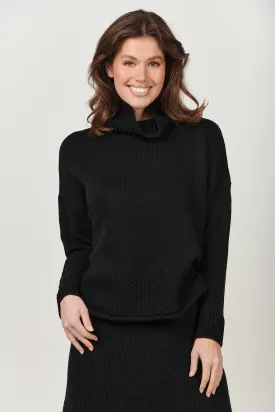 ZO-26 Knit Jumper in Black